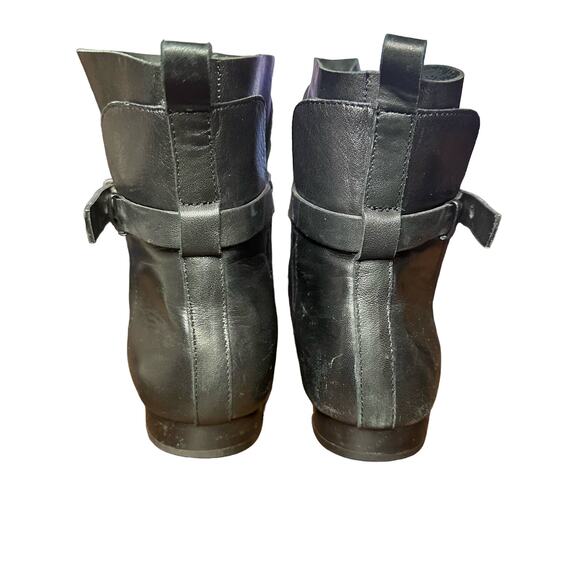 Sigerson Morrison Leather Moto Boots - Size 7 - Biker Chic - Picture 7 of 11